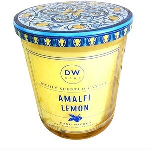 DW Home Amalfi Lemon Candle With Artisan Decorative Lid
